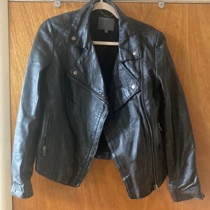 Muubaa Leather Biker Jacket